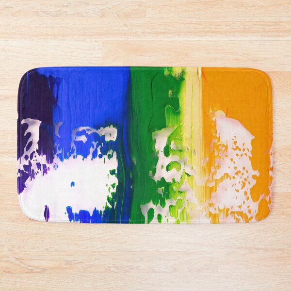 Item preview, Rainbow Drip Paint – Vibrant Purple, Blue, Green & Orange Abstract Art designed and sold by BuckaBaby.