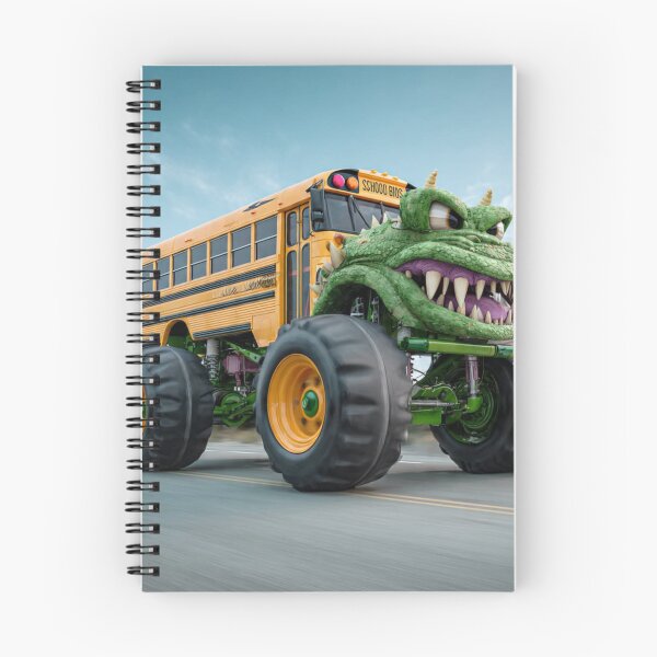 Item preview, TOCOCLAWS School Bus Beast: Monster Truck Dinosaur Throw Pillow designed and sold by TOCOCLAWS.