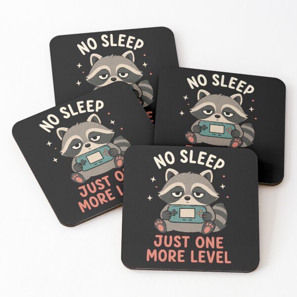 Item preview, No Sleep Raccoon Gamer designed and sold by ChocoMellowCo.
