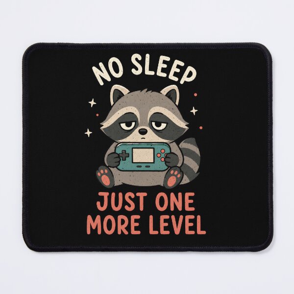 Item preview, No Sleep Raccoon Gamer designed and sold by ChocoMellowCo.