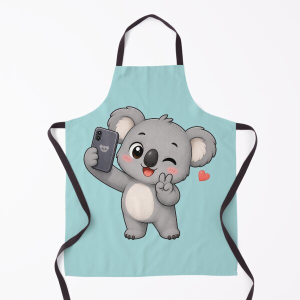 Item preview, Cute Winking Koala Bear Taking Selfie Cartoon designed and sold by Seculinator.