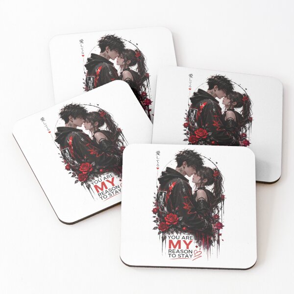 Item preview, Dark Romance Gothic Anime Couple designed and sold by Amr Siam.