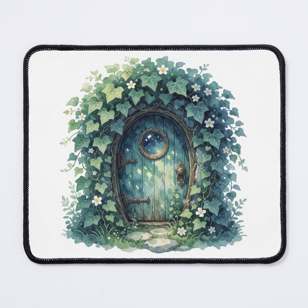 Item preview, Fairy Garden Door Sticker | Secret Garden Entrance designed and sold by AillustriaAK.