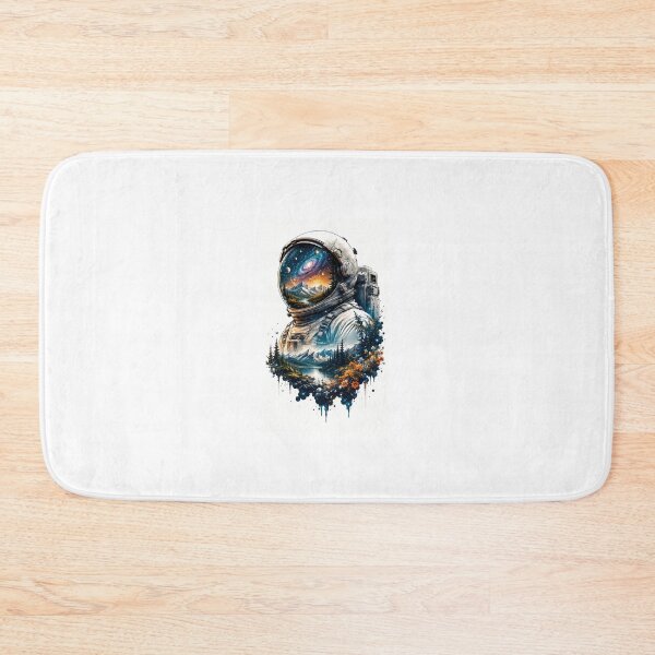 Item preview, Astronaut Galaxy Cosmic Landscape Art designed and sold by Amr Siam.