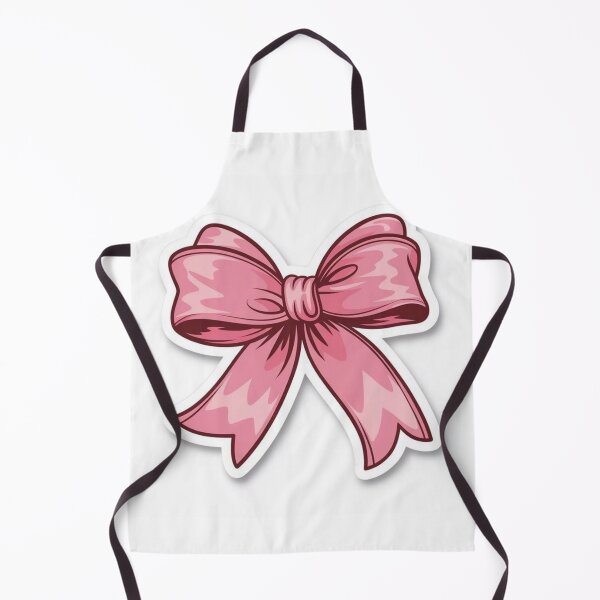 Item preview, Cute Pink Bow Aesthetic Sticker designed and sold by Maplyx.