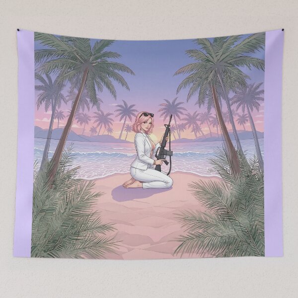 Item preview, Miami Dreams Pinup designed and sold by Warpaint & Lace.