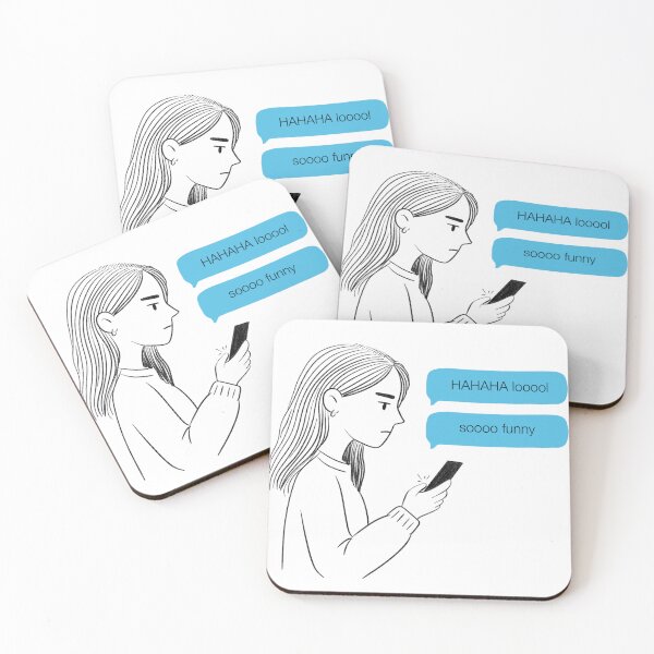 Item preview, Serious Texting designed and sold by ellealsopaints.