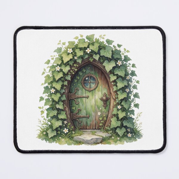 Item preview, Fairy Garden Door Sticker | Secret Garden Entrance designed and sold by AillustriaAK.
