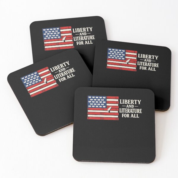 Item preview, Liberty And Literature For All Reading USA Book Lover Present designed and sold by clothesy7.