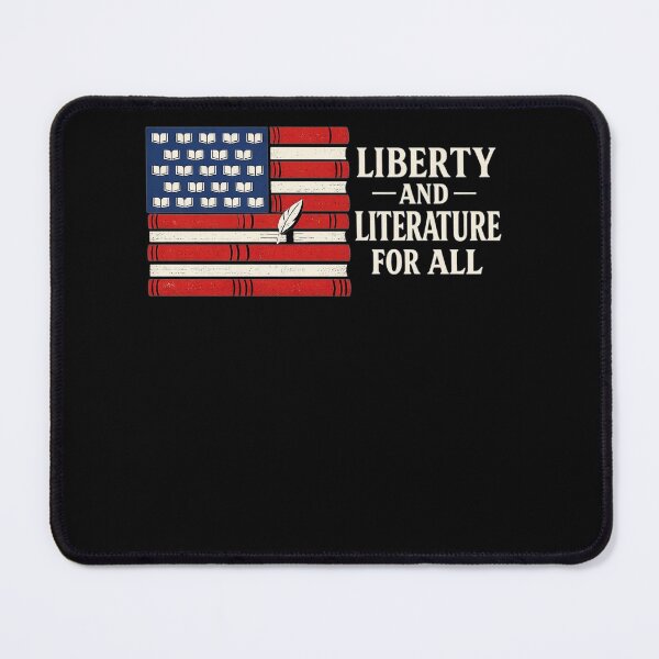 Item preview, Liberty And Literature For All Reading USA Book Lover Present designed and sold by clothesy7.