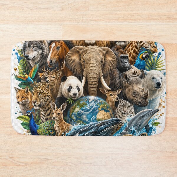 Item preview, Wildlife conservation animal kingdom design designed and sold by urbanshop7.