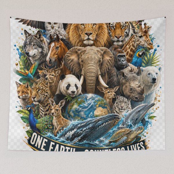 Item preview, Wildlife conservation animal kingdom design designed and sold by urbanshop7.