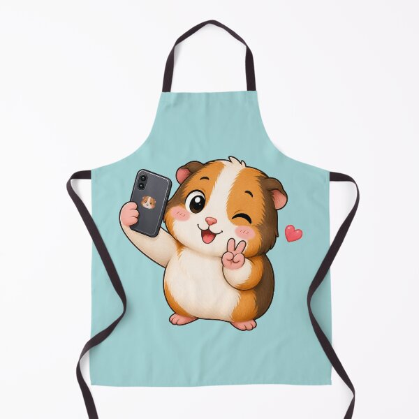 Item preview, Cute Winking Guinea Pig Taking Selfie Cartoon designed and sold by Seculinator.