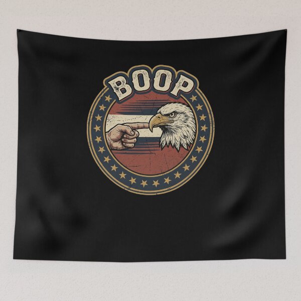 Item preview, Funny Boop Eagle Vintage Patriotic Graphic Design designed and sold by snowry.