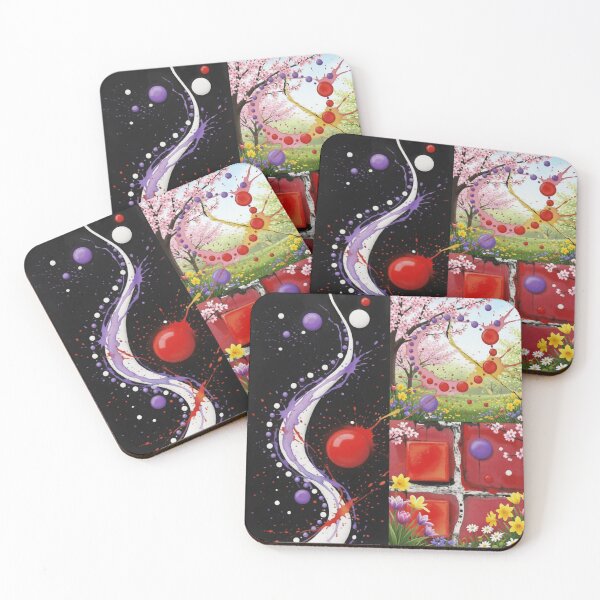 Item preview, rhythm of the spheres spring blossoms colorful geometric abstract design designed and sold by SmashingDeals.