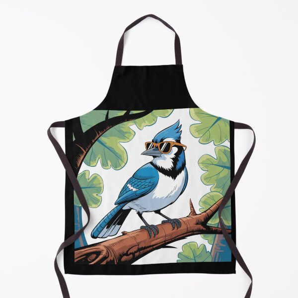 Item preview, Cool Blue Jay Wearing Sunglasses On Branch designed and sold by DariaOltes.