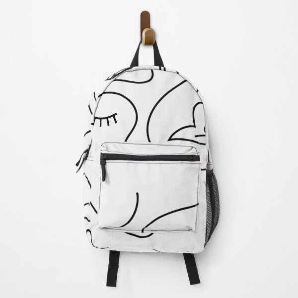 Item preview, Three Faces Continuous Line Art – Minimalist Abstract Face Drawing designed and sold by BuckaBaby.