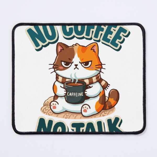 Item preview, No coffee no talk design designed and sold by ARVI'S ART STUDIO.