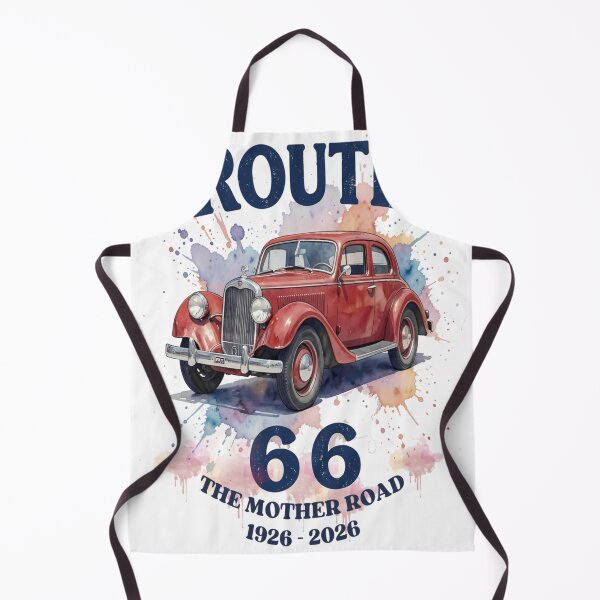Item preview, Route 66 Centennial 1926-2026 | 100 Years of The Mother Road Classic Car Americana Design designed and sold by DigiArt8Design.