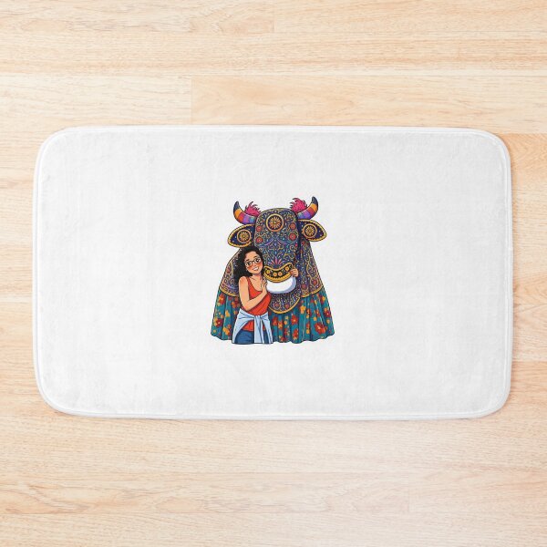 Item preview, Bumba Meu Boi Festival - Cute Cultural Brazilian Folklore Sticker designed and sold by mimiartes.