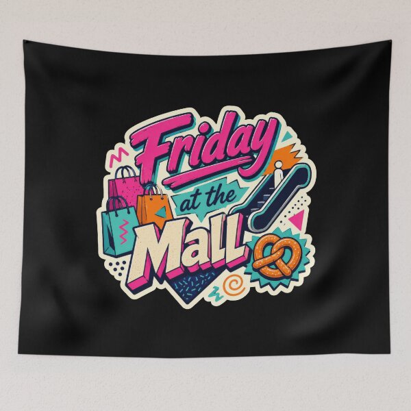 Item preview, Friday at the Mall designed and sold by Sketchlegacy.