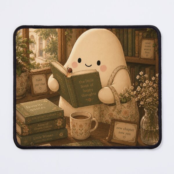 Item preview, Olvi’s Bookshop Escape | Cozy Reading & Book Lover Illustration designed and sold by BarelySorted.