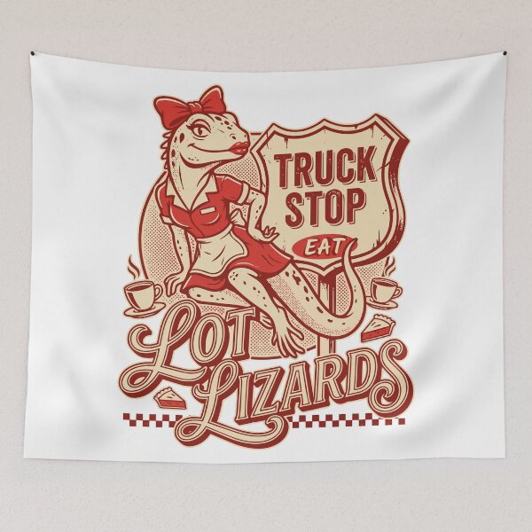 Item preview, LOT LIZARD TRUCK STOP designed and sold by Uglyandcute.