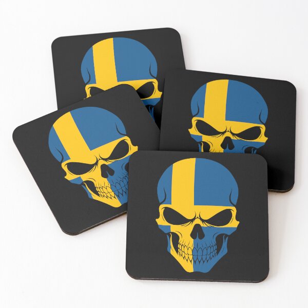 Item preview, Sweden Skull Flag designed and sold by JeffBartels.