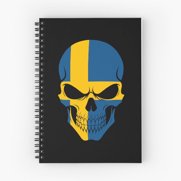 Item preview, Sweden Skull Flag designed and sold by JeffBartels.