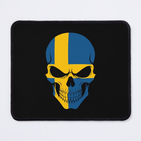 Item preview, Sweden Skull Flag designed and sold by JeffBartels.