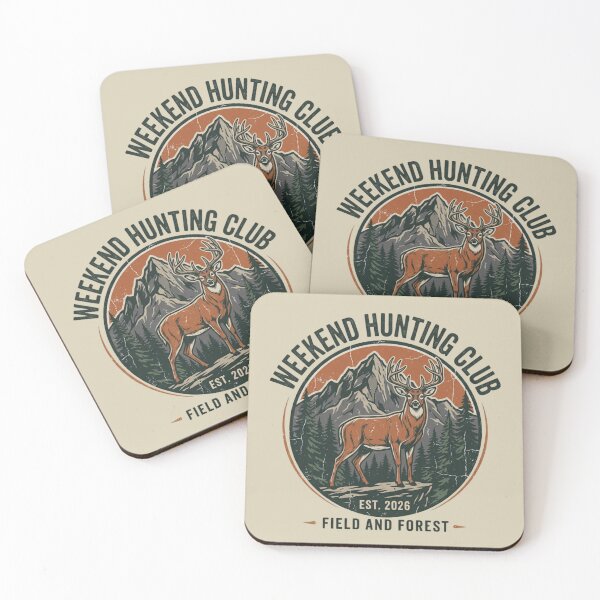 Item preview, Weekend Hunting Club Vintage Mountain Deer Est 2026 designed and sold by PACS0011.