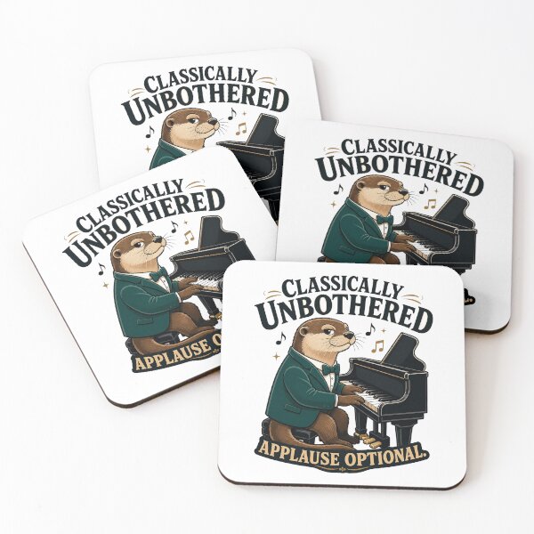 Item preview, Funny Otter Pianist Music Lover Gift designed and sold by Gentlestate.