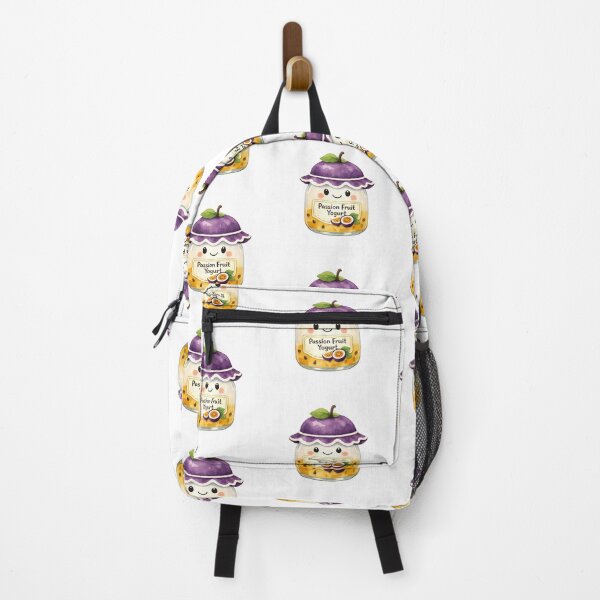 Item preview, Cute Watercolor Passion Fruit Yogurt Jar designed and sold by silviaol.