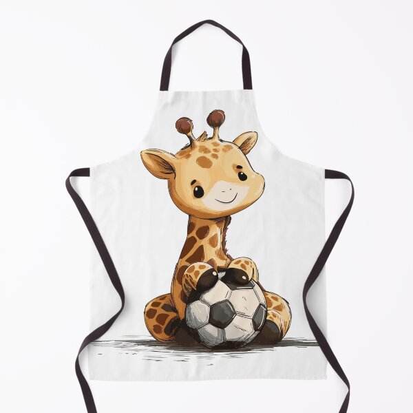 Item preview, Cute Baby Giraffe Playing Soccer designed and sold by ClubVacay.