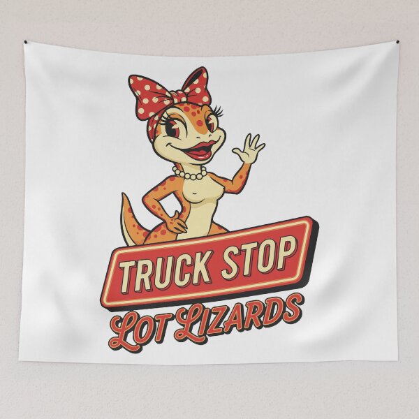 Item preview, LOT LIZARD TRUCK STOP designed and sold by Uglyandcute.