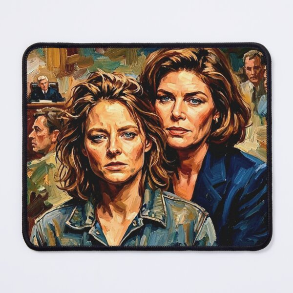 Item preview, The Accused Retro Legal Drama Crime Thriller Tribute Art Movie Poster designed and sold by Art's Diner.