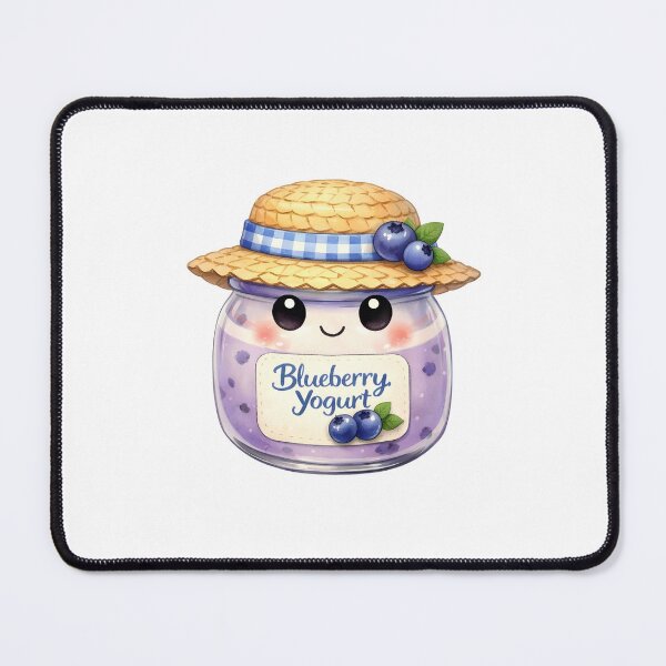 Item preview, Cute Watercolor Blueberry Fruit Yogurt Jar designed and sold by silviaol.