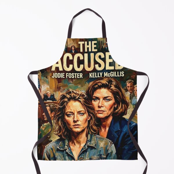 Item preview, The Accused Retro Legal Drama Crime Thriller Tribute Art Movie Poster designed and sold by Art's Diner.