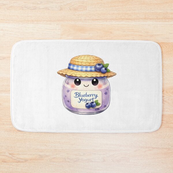 Item preview, Cute Watercolor Blueberry Fruit Yogurt Jar  designed and sold by silviaol.
