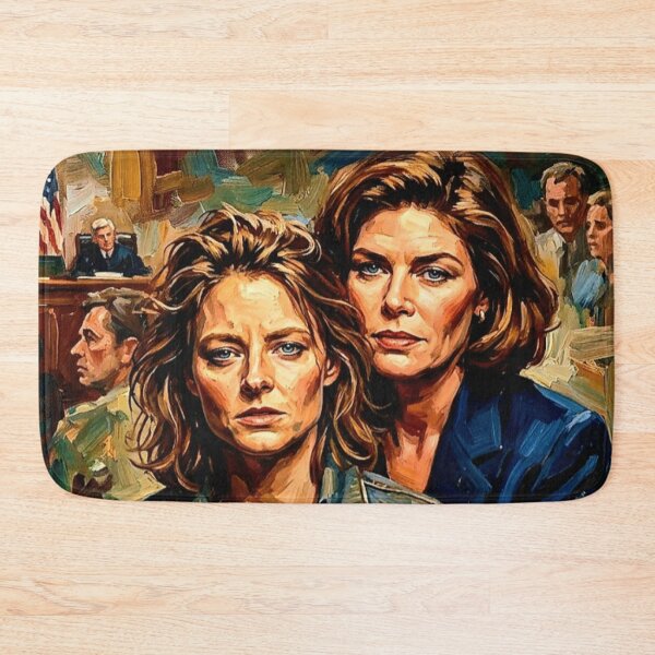 Item preview, The Accused Retro Legal Drama Crime Thriller Tribute Art Movie Poster designed and sold by Art's Diner.