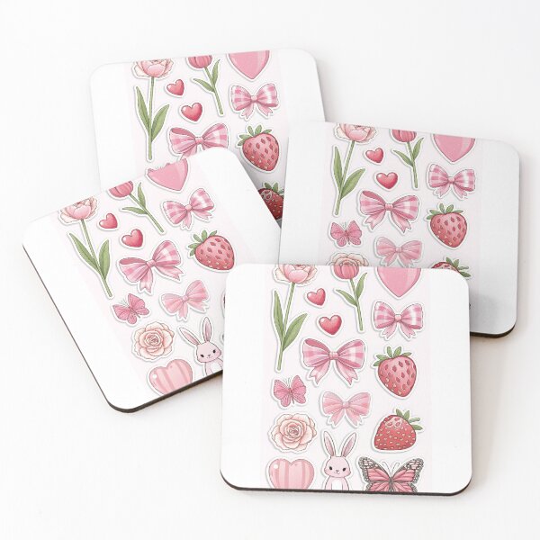 Item preview, Pink Coquette Sticker Pack designed and sold by Maplyx.