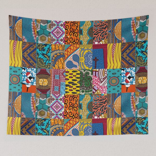 Item preview, African Print Patchwork Inspired Design - Ghana Style designed and sold by Divine Ease.