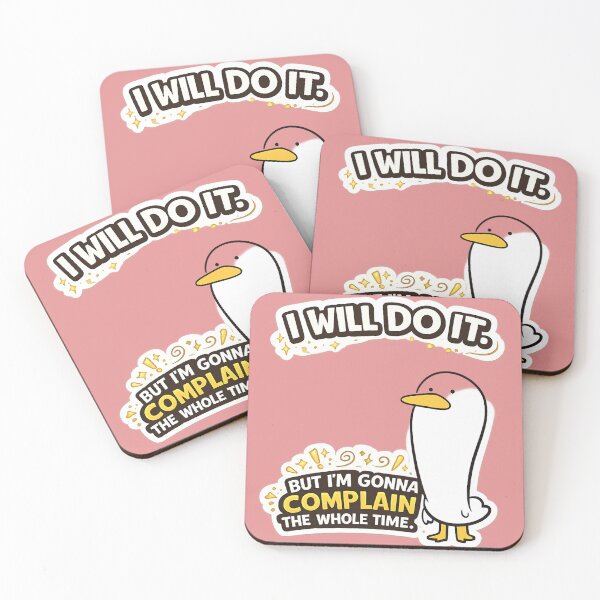 Item preview, I Will Do It But I'm Gonna Complain the Whole Time Funny Goose Meme | Cute Lazy Goose Sticker | Sarcastic Introvert Humor Gift designed and sold by sumodesign.