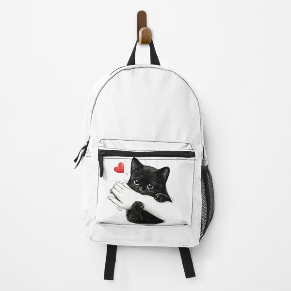 Item preview, Cute Black Cat Love Bite designed and sold by CatLovers Studio.