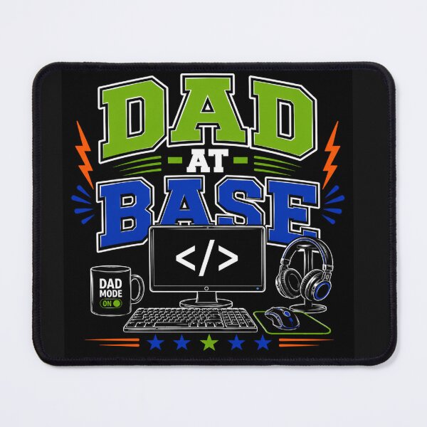 Item preview, DAD AT BASE! designed and sold by FunneeMugs.