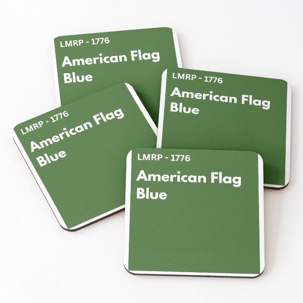 Artikelvorschau, Amerikanische Flagge Blau Modern entworfen und verkauft von GreenWater26.
