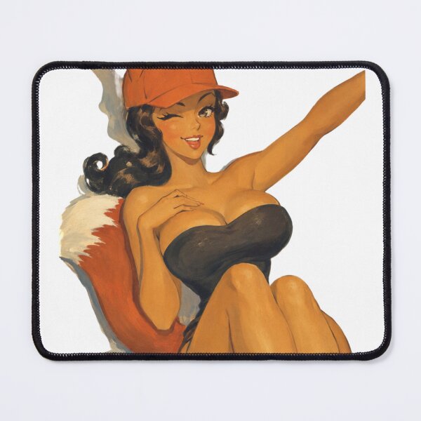 Item preview, Retro Fox Girl Pinup – Vintage Cartoon Inspired Glamour Art designed and sold by Cosplayvintage.
