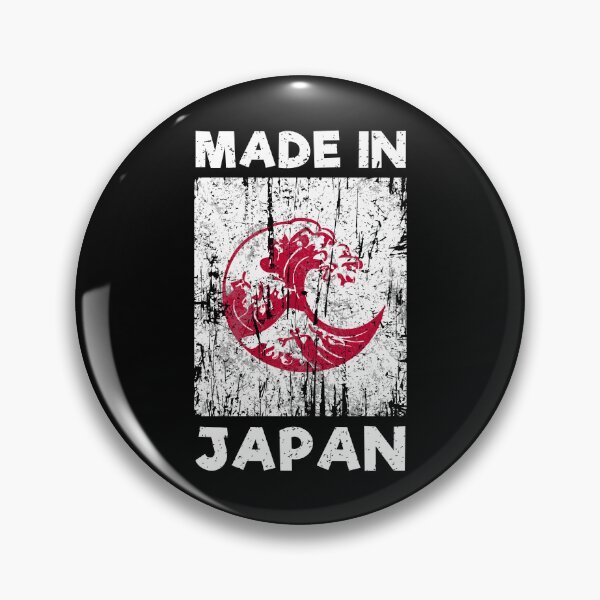 Item preview, Made In Japan Distressed Flag Vintage Japanese Ocean Waves designed and sold by Dmetalx Art Apparel.