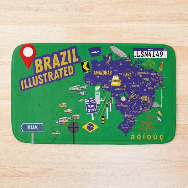 Item preview, Brazil Illustrated Geography Study Guide  designed and sold by Hevding.