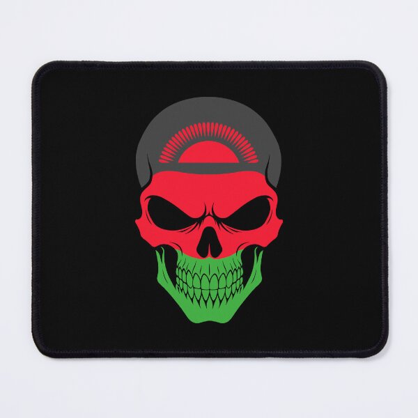 Item preview, Malawi Skull Flag designed and sold by JeffBartels.